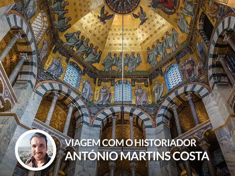 Viagem com o Historiador António Martins Costa - Aachen Catedral Capela Palatina